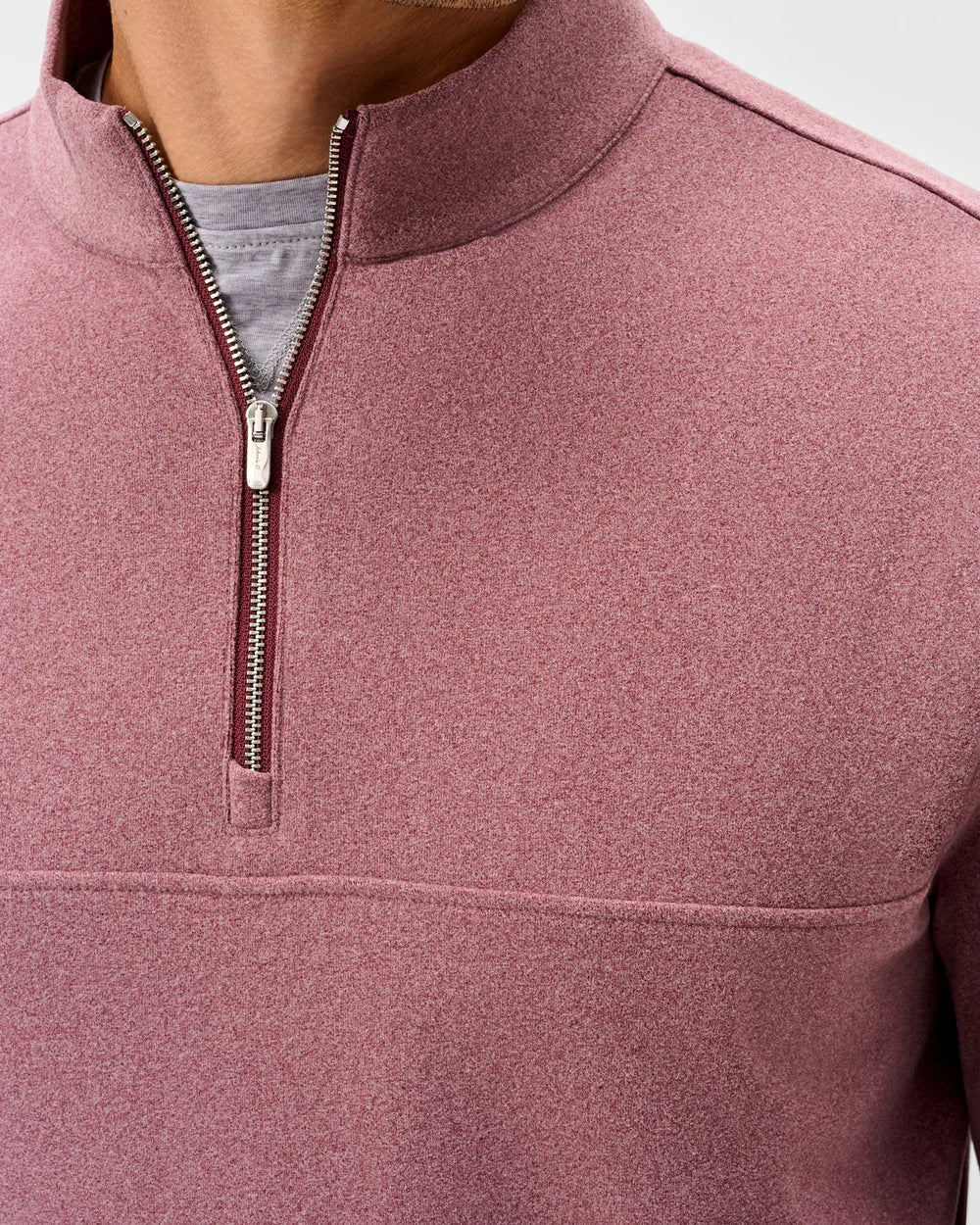 Mikey Fleece 1/4 Zip Zip | Rum