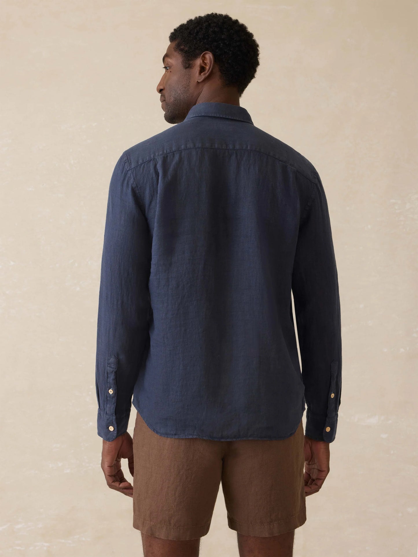 Laguna Linen Shirt | Island Navy