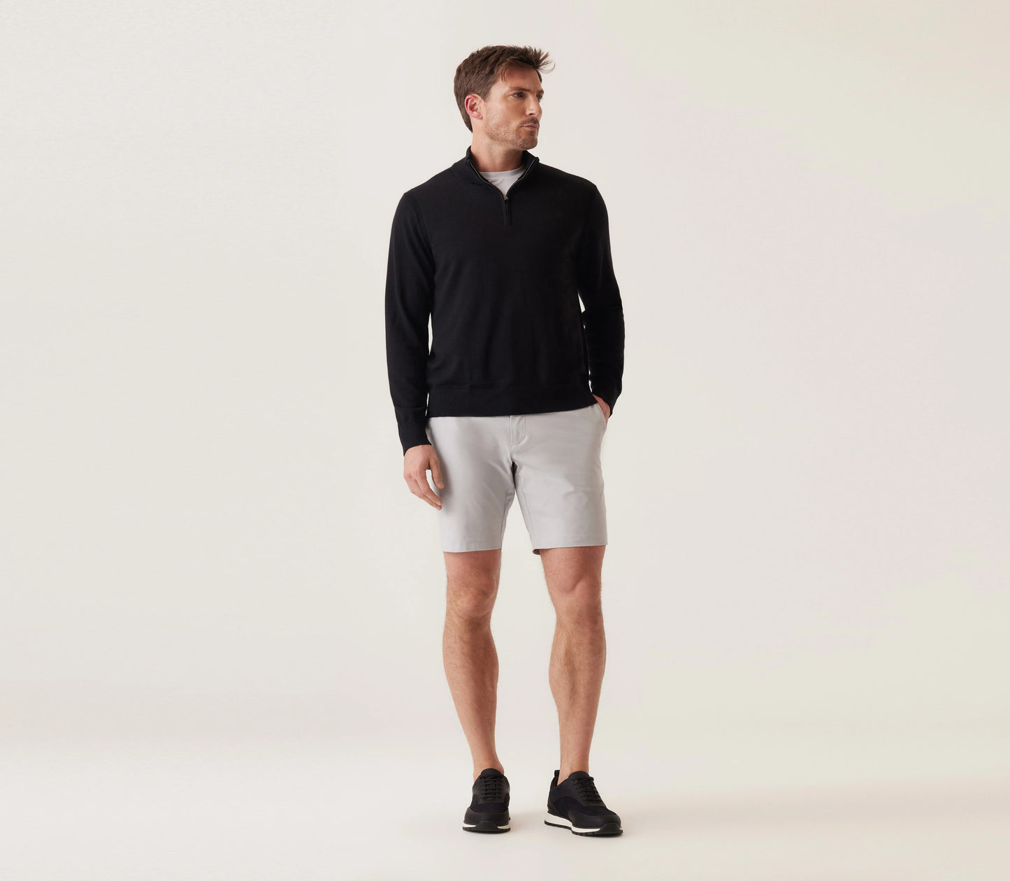 Galaxy Bermuda Ultra Stretch Twill | Stone
