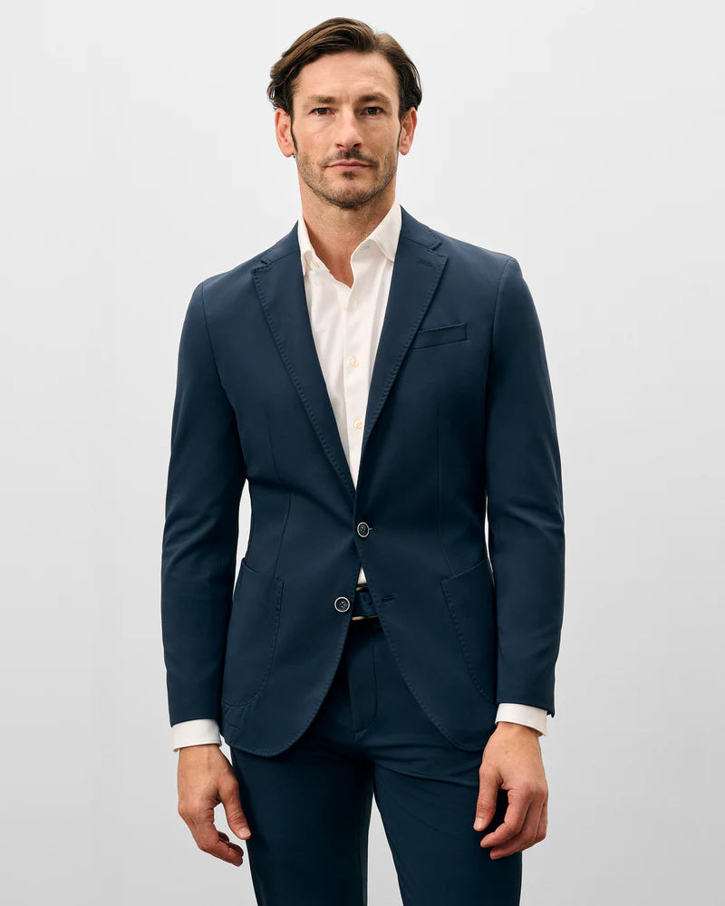 Hoffman Performance Stretch Knit Sport Coat | Navy