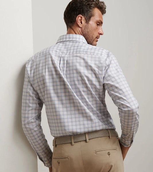 Lenox Crown Lite Cotton Stretch Sport Shirt | White