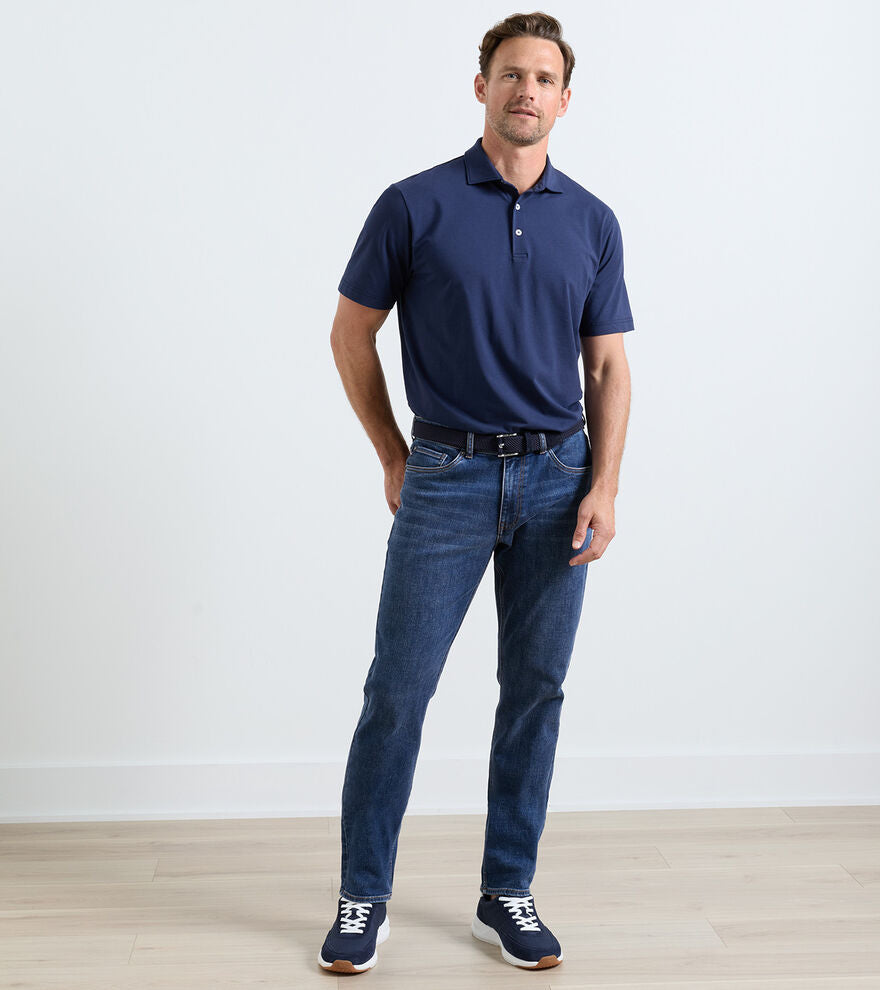 Crown Heritage Five Pocket Jean | Indigo Blue Wash