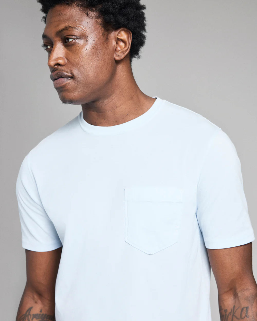 Washed Tee | Air Blue