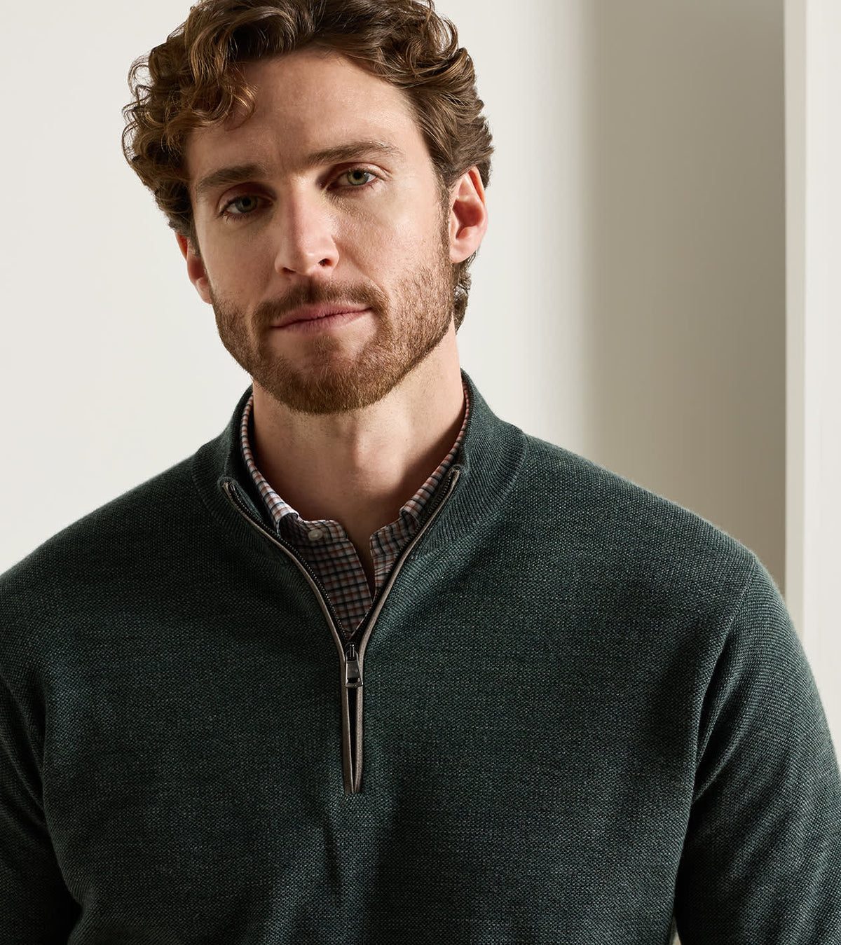 Blair Birdseye 1/4 Zip Sweater | Pine Brook