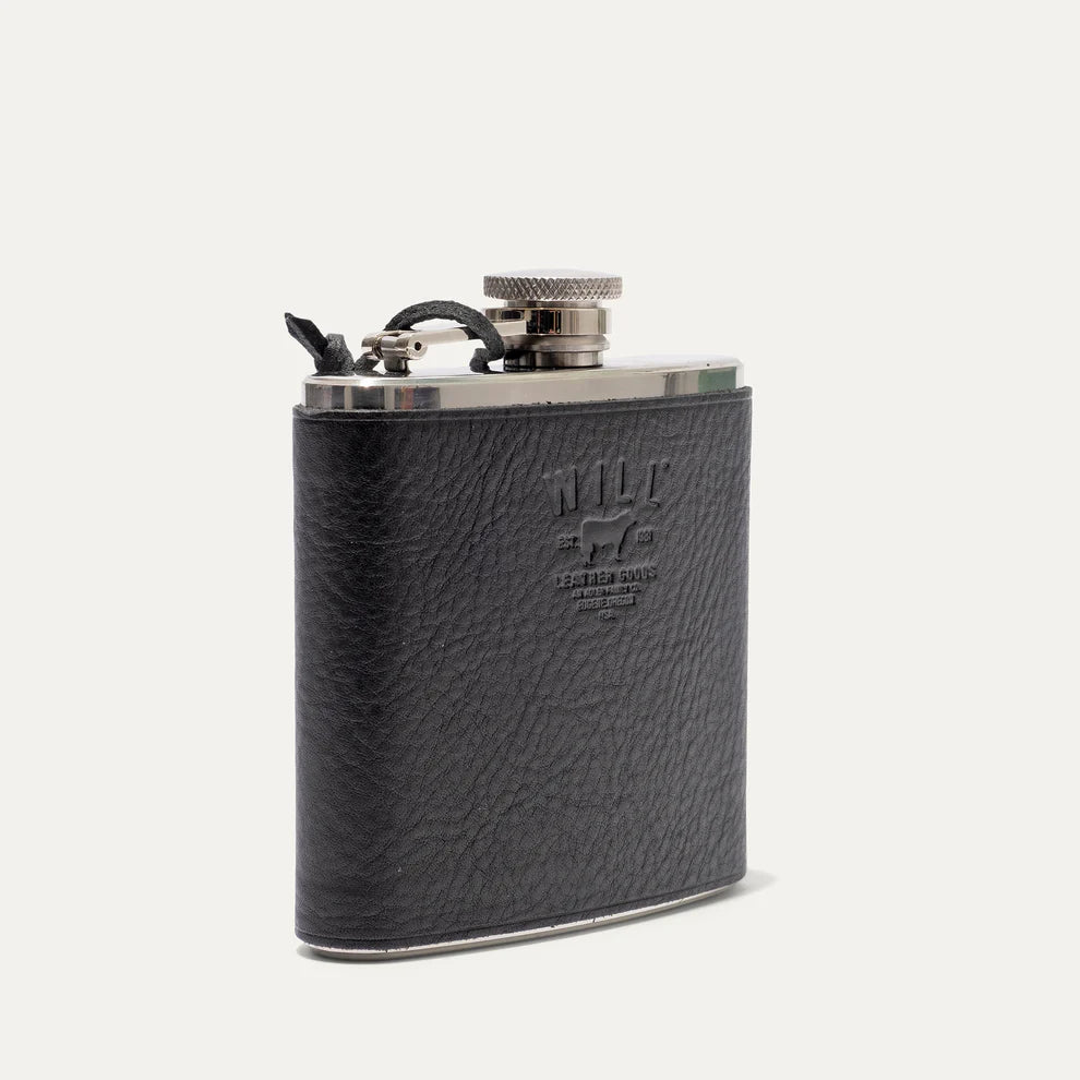 Leather & Stainless Steel Flask