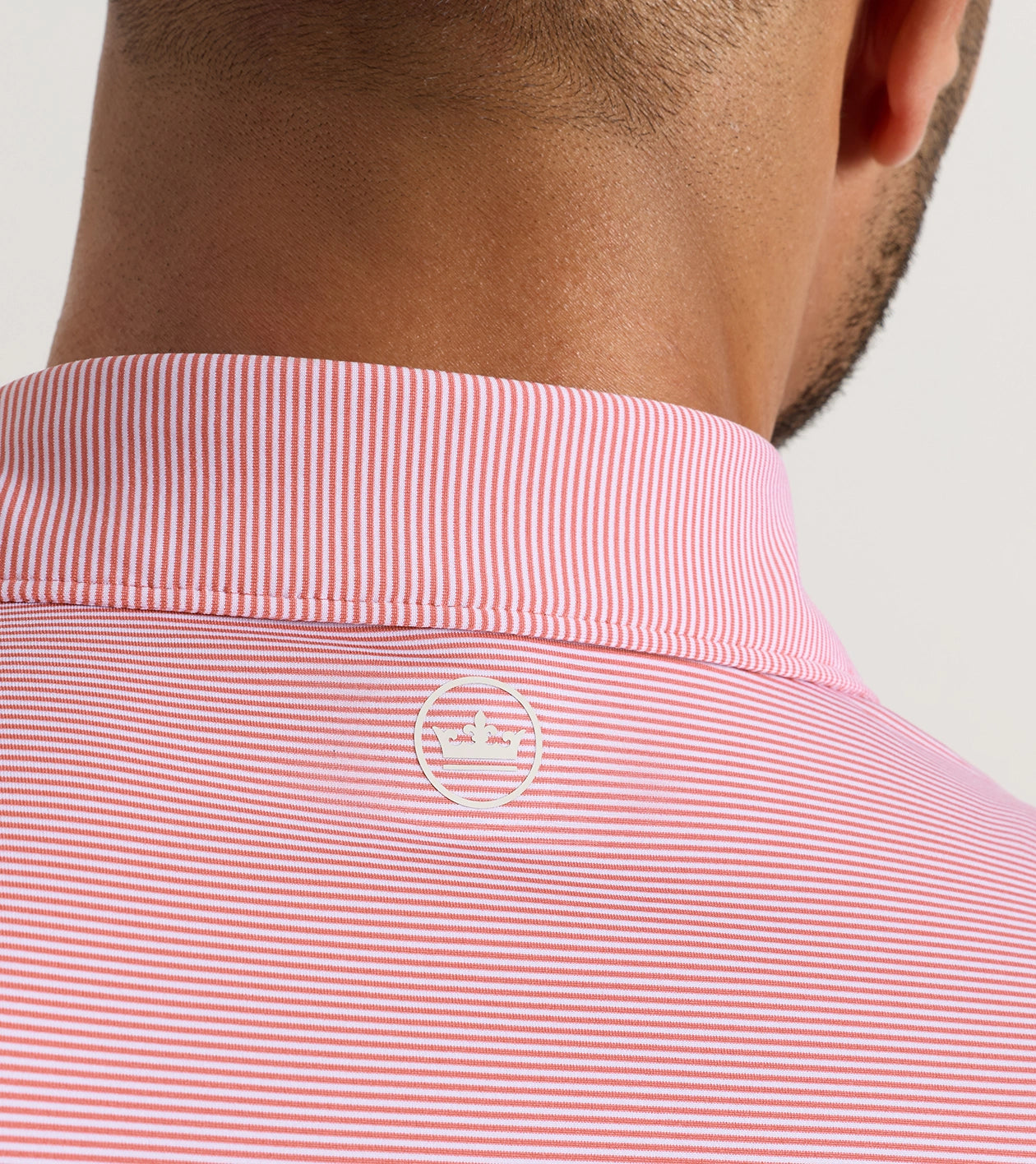 Jubilee Perf Jersey Polo | Red Coral