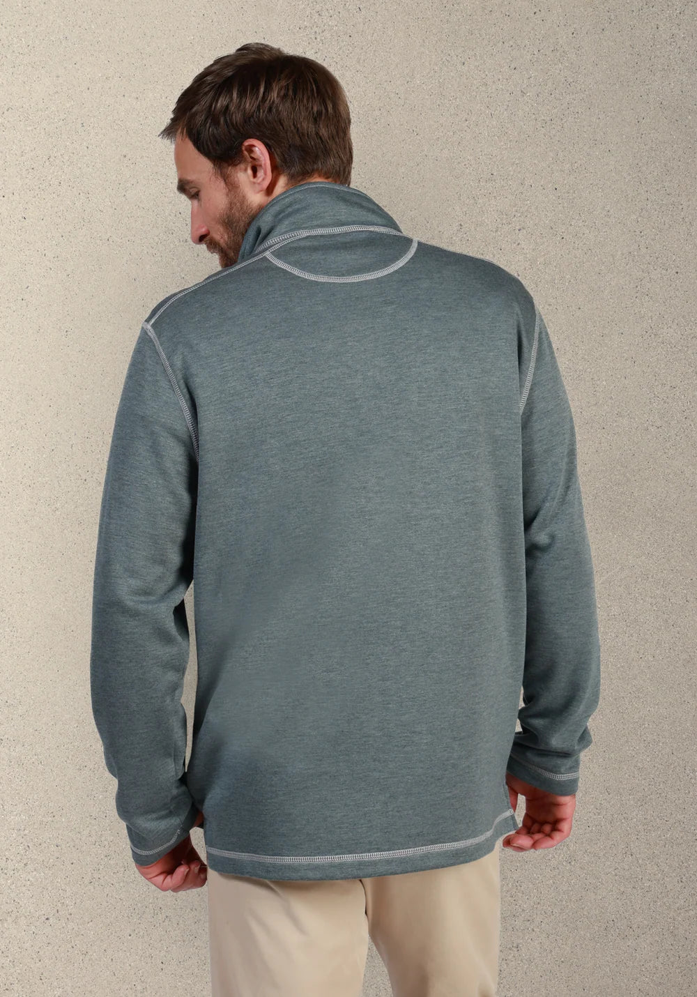 Sea Ranch Fleece 1/4 Zip | Industrial Blue