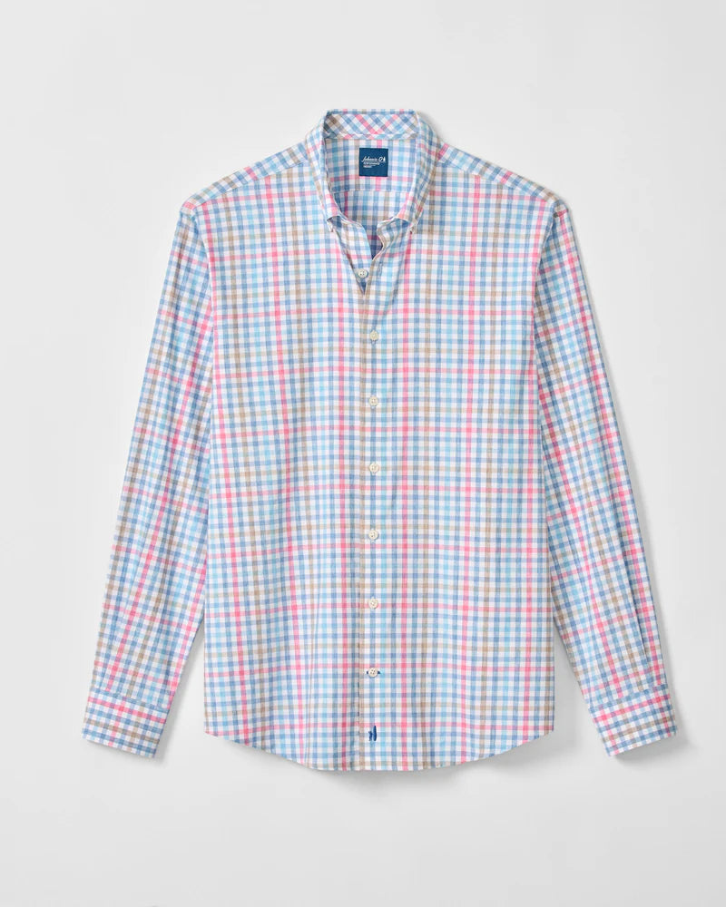Yosef Perf Button Down Shirt | Navy
