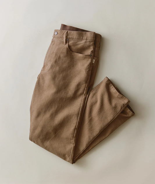 5 Pocket Flex Terry Pant | Daisy Brown