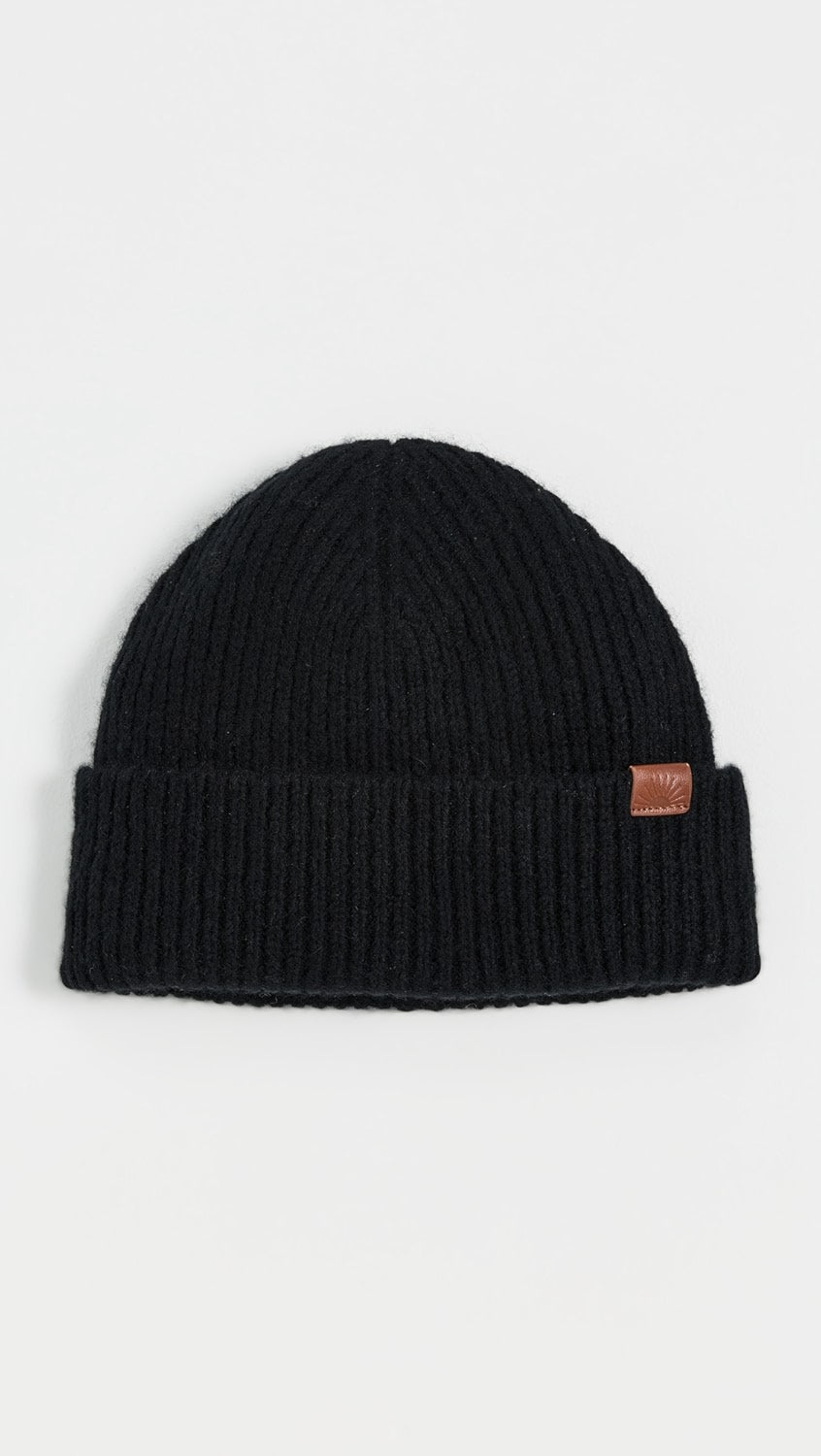 Wool Cashmere Watchcap | Black