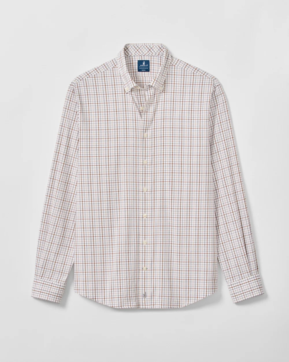 Sandlewood Pane Performance Shirt | White