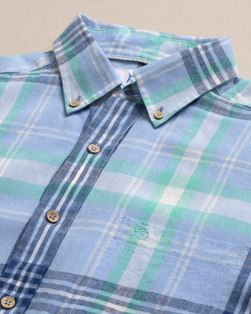 Cedar Island Sportshirt | Tide Blue