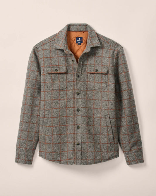 McDowell Wool Quilt-Lined Shacket | Charcoal