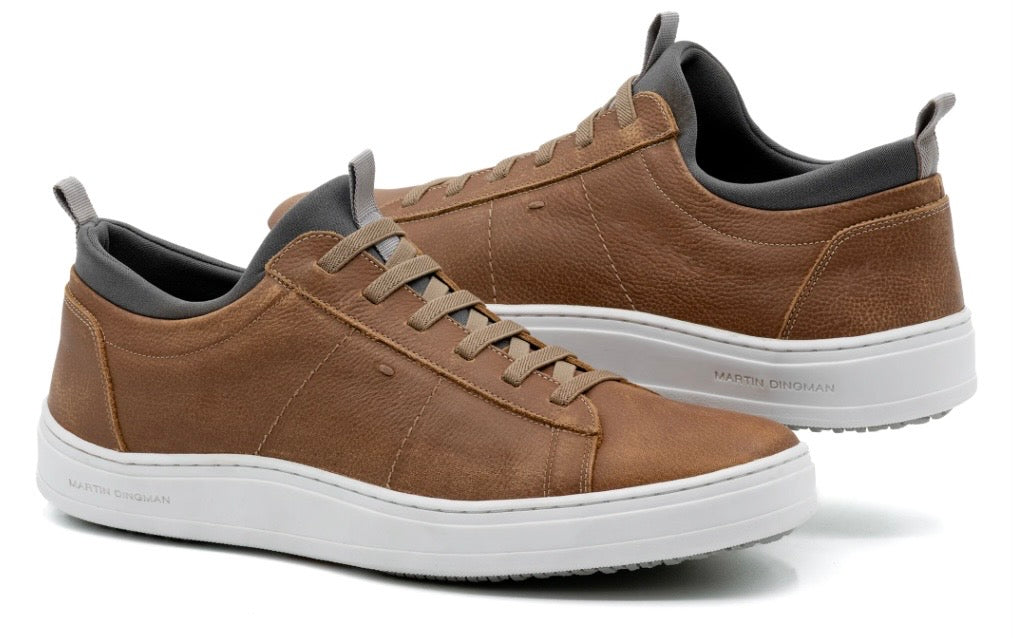 Cameron Pebble Grain Leather Sneaker | Old Saddle
