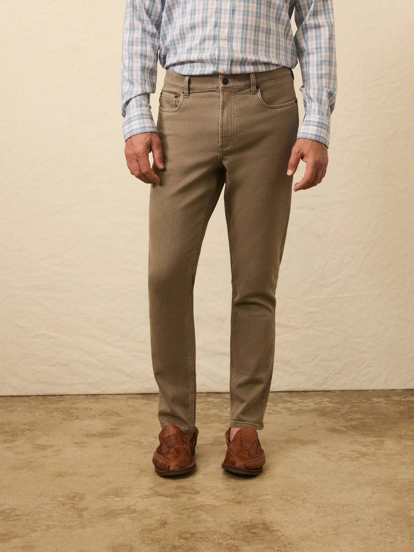 Stretch Terry Five Pocket Pant | Dark Rye