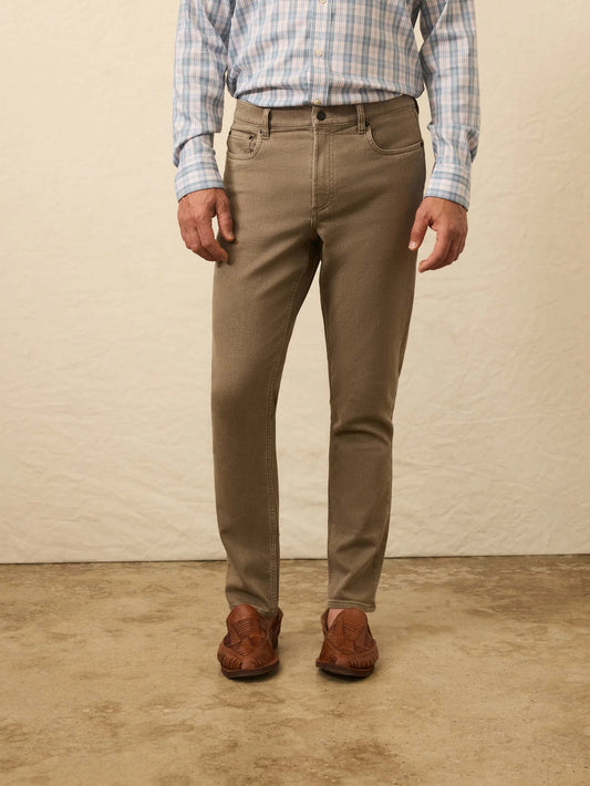 Stretch Terry Five Pocket Pant | Dark Rye