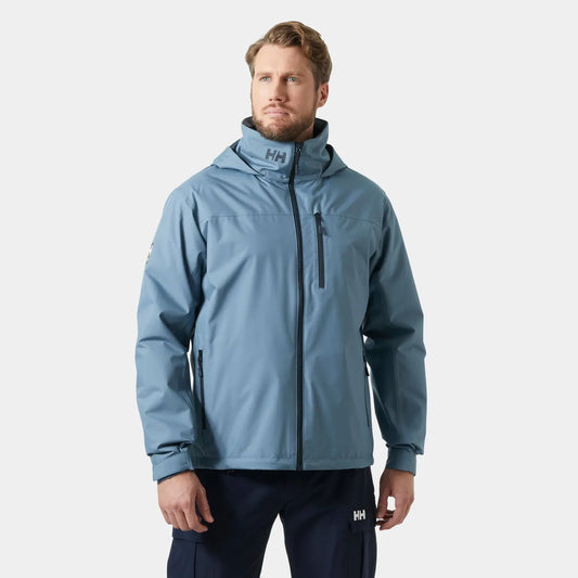 Crew Hooded Midlayer Jacket | Washed Navy