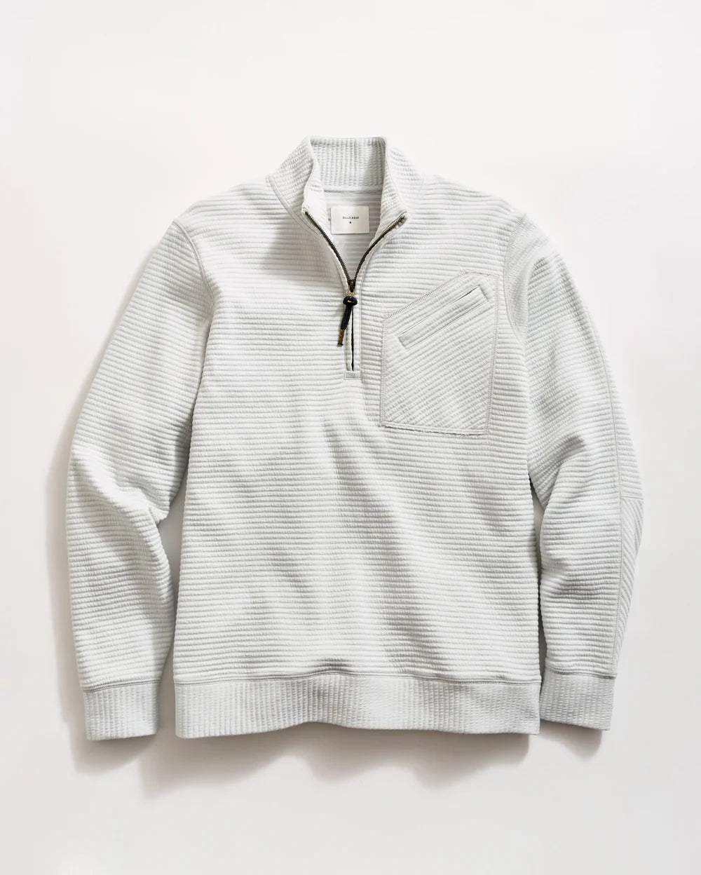 Quilted Half Zip | Beach Blue