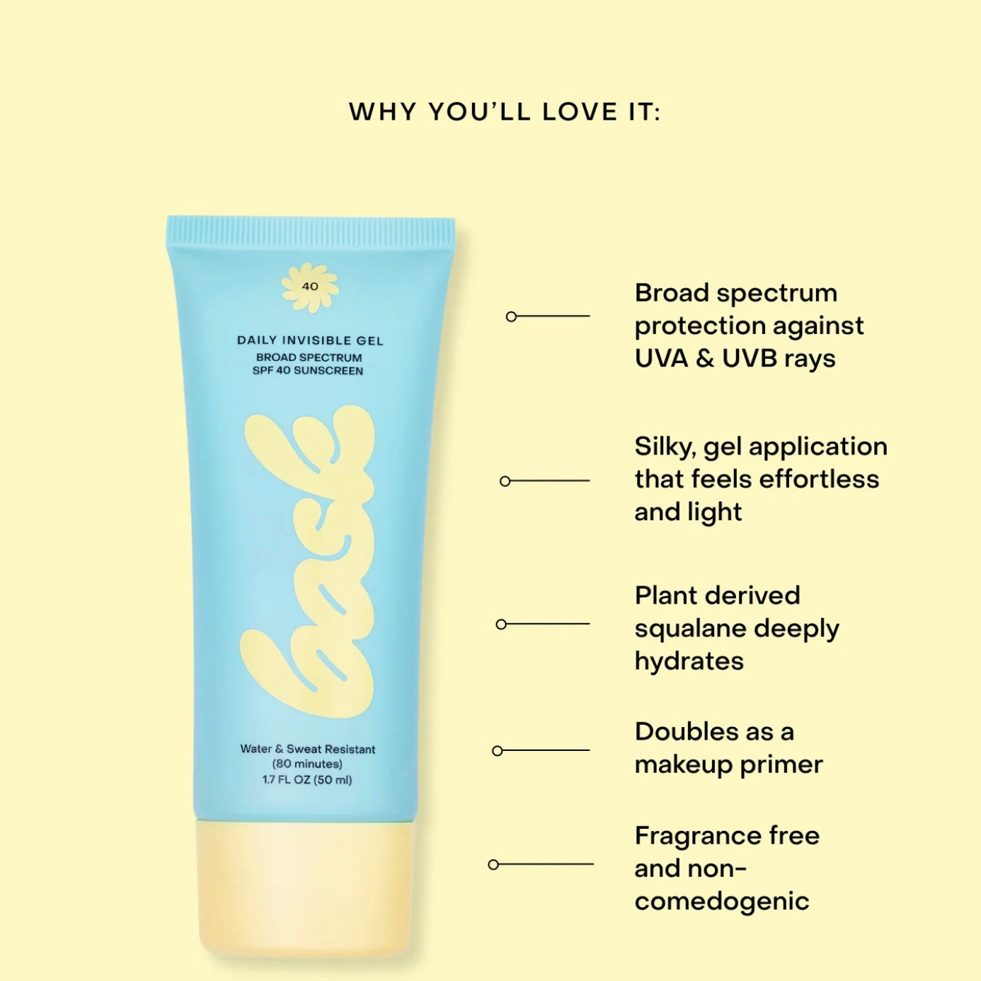Daily Invisible Gel SPF 40 Sunscreen