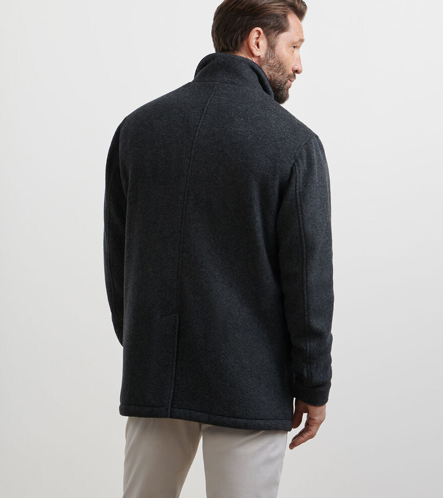 Crown Flex Merino City Coat | Iron