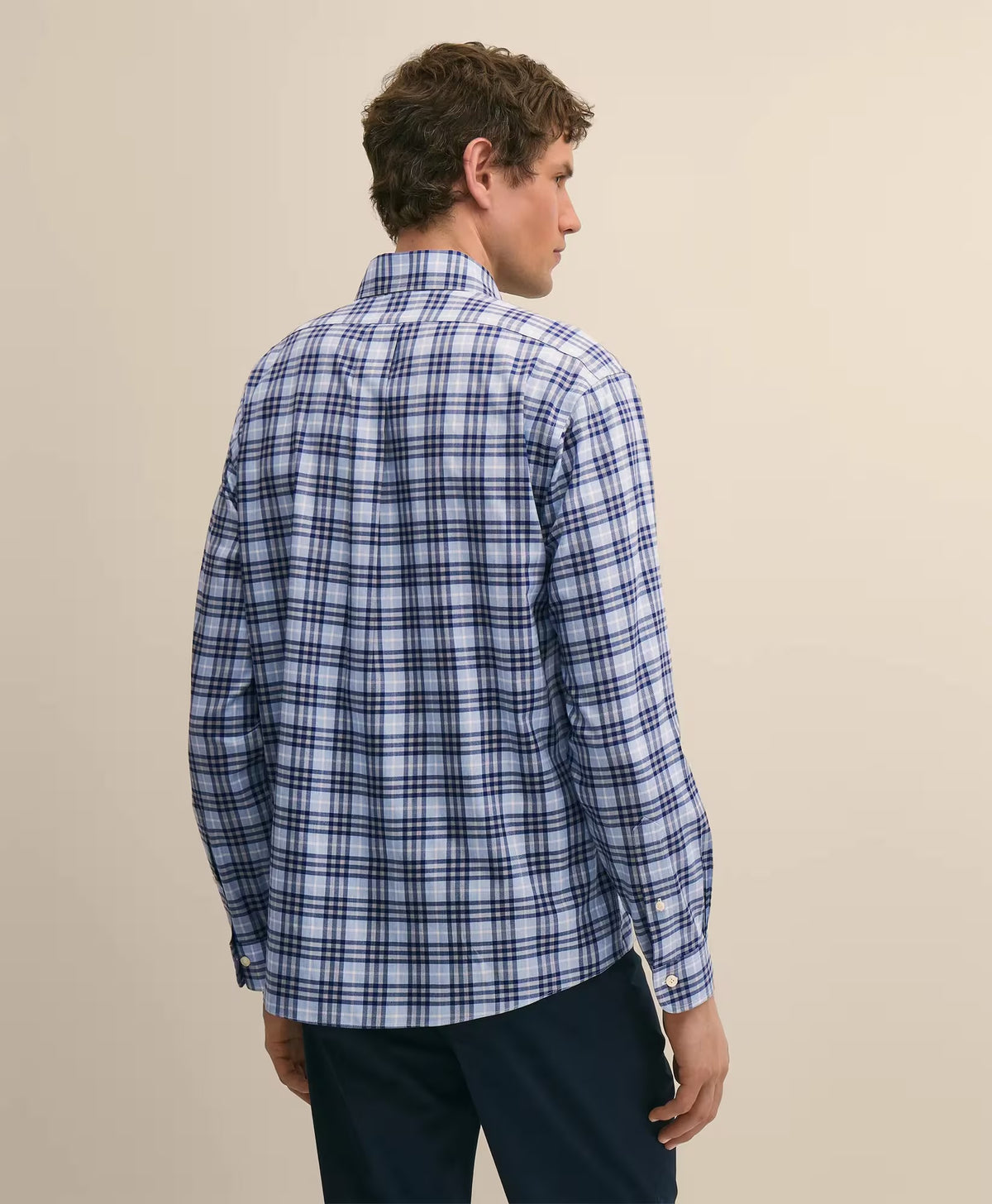 Twill Polo Button Down Collar | Light Blue