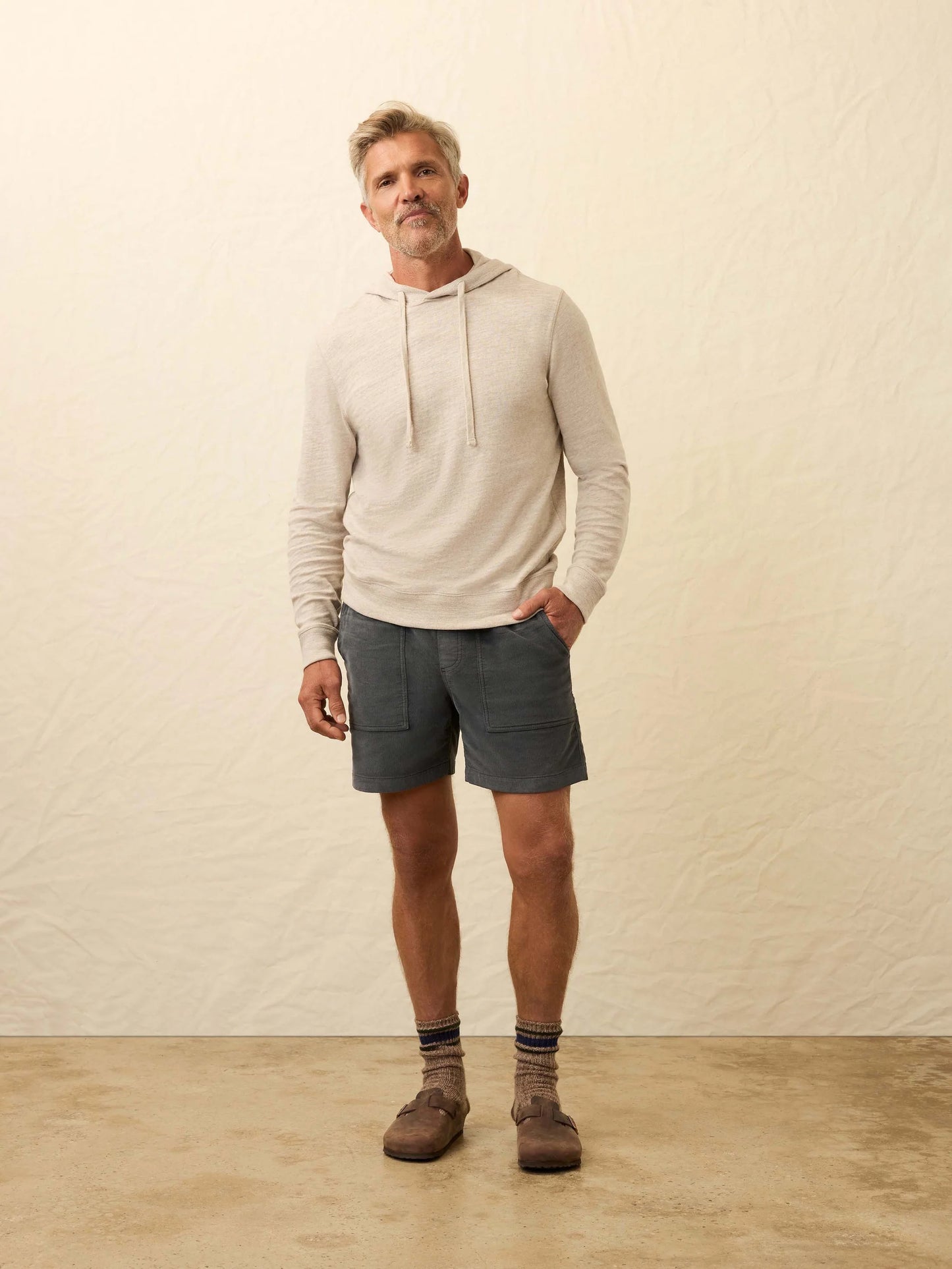 Sunwashed Slub Hoodie | Oat Plains Heather