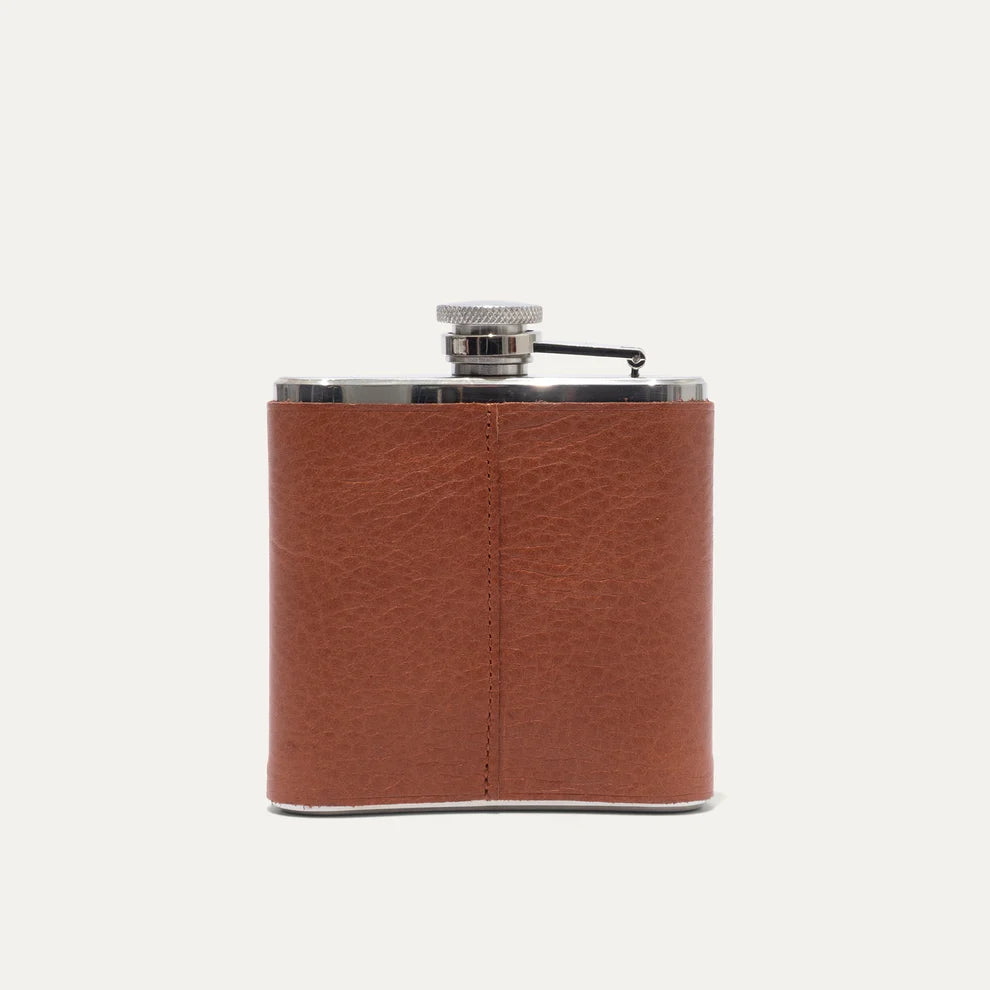 Leather & Stainless Steel Flask
