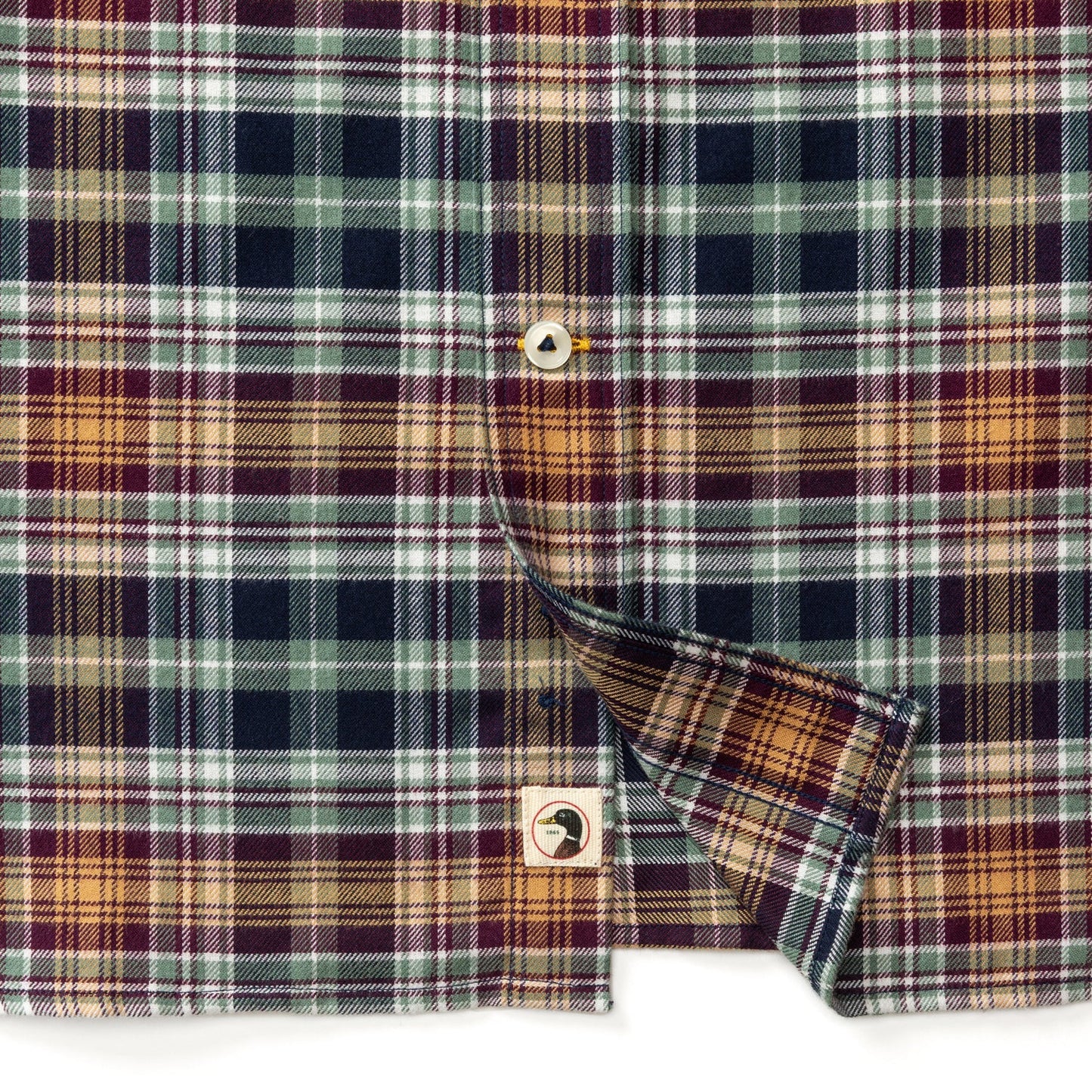Eckard Plaid Shirt | Maritime Blue
