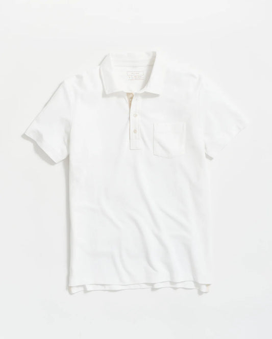 Pique Pensacola Polo | White