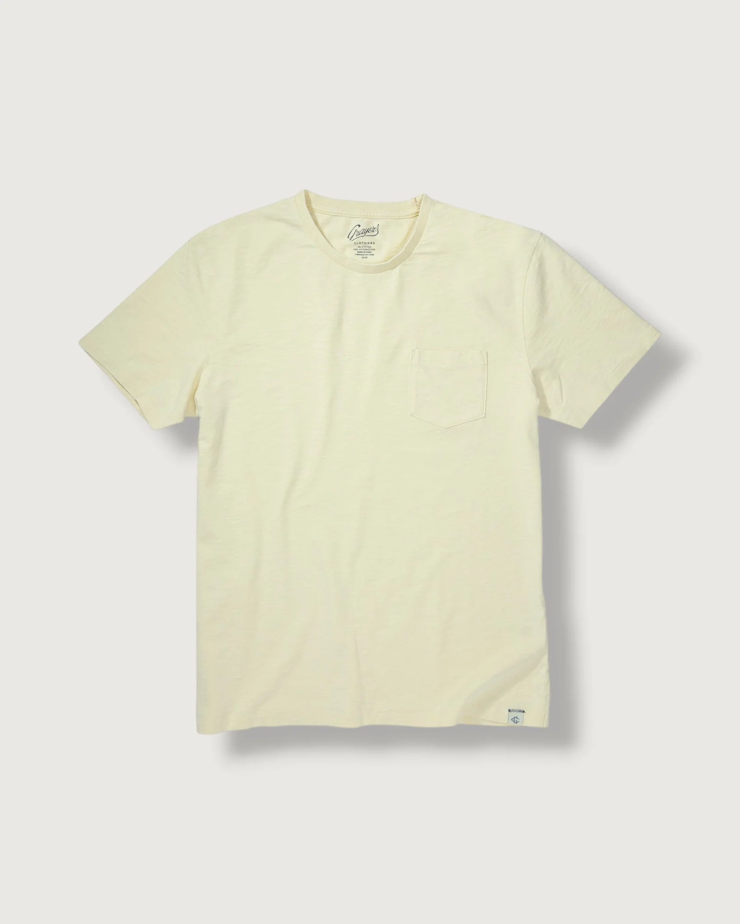 Sunwashed Pocket Tee | Cloud Cream