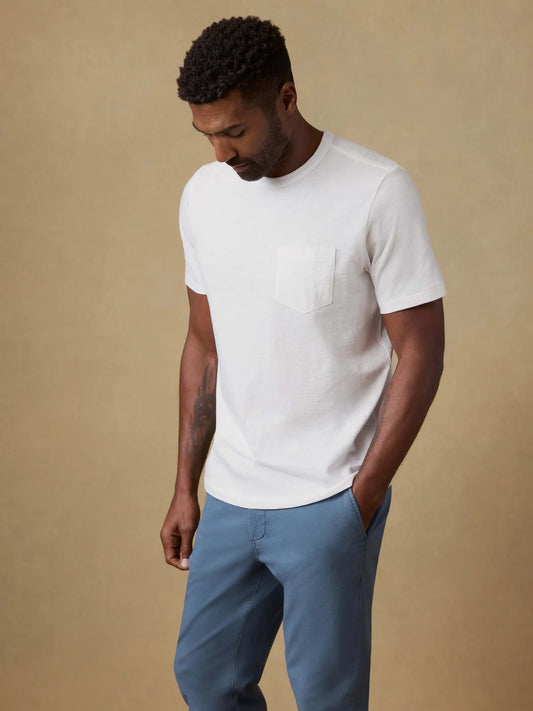 Sunwashed Pocket Tee | White