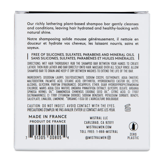 Mistral Shampoo Bar