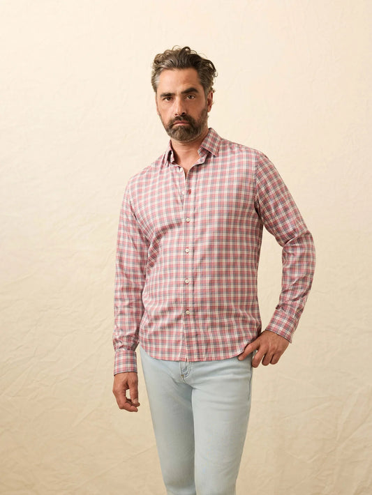 Movement Shirt | Red Charcoal Plaid