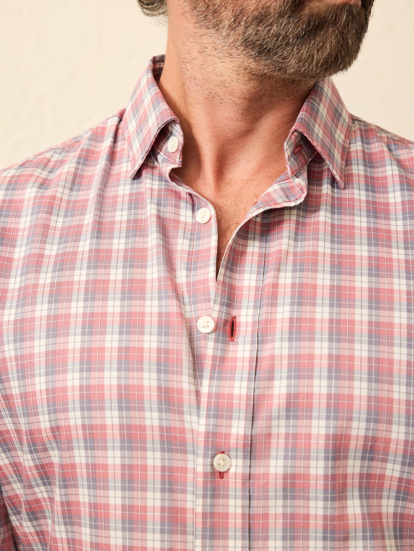 Movement Shirt | Red Charcoal Plaid