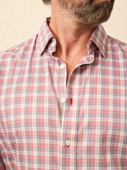 Movement Shirt | Red Charcoal Plaid