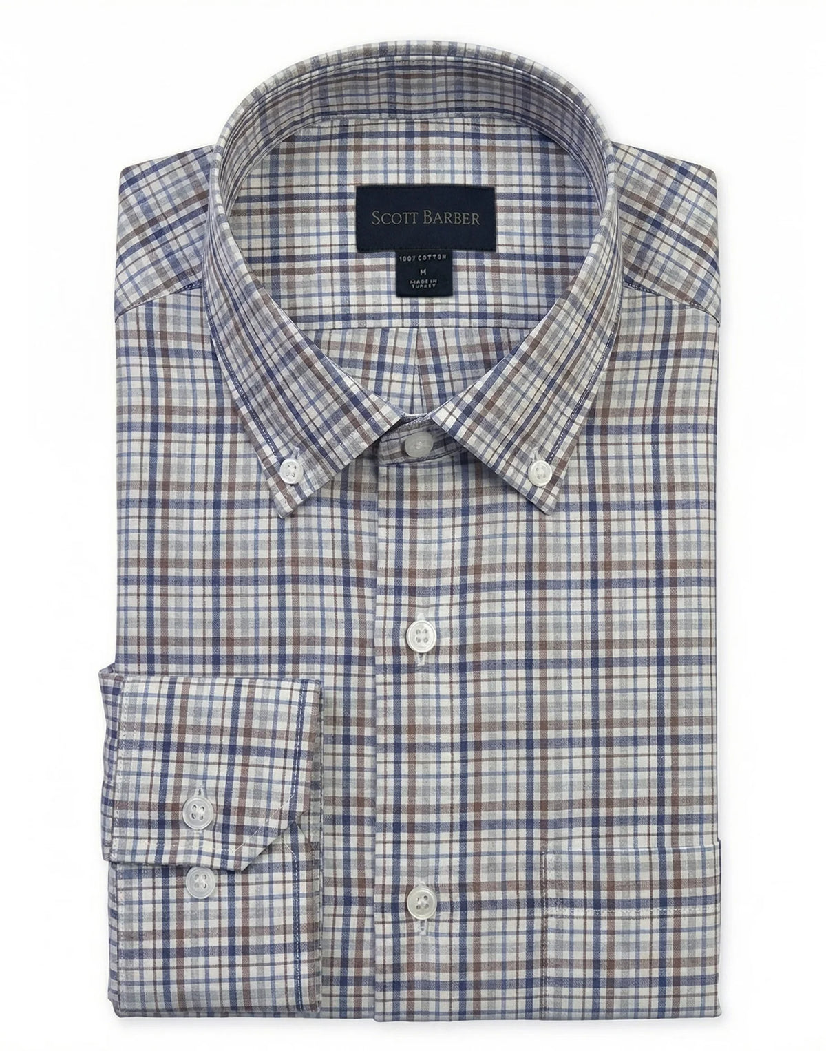 Newport Poplin Heathered Plaid | Khaki